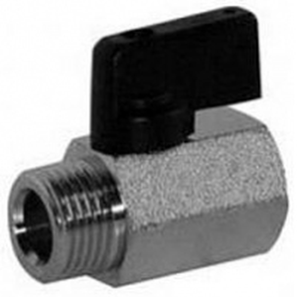 Bugatti 805 Кран шаровой латунь 1/4" ВР/НР флажок MINI 08050006